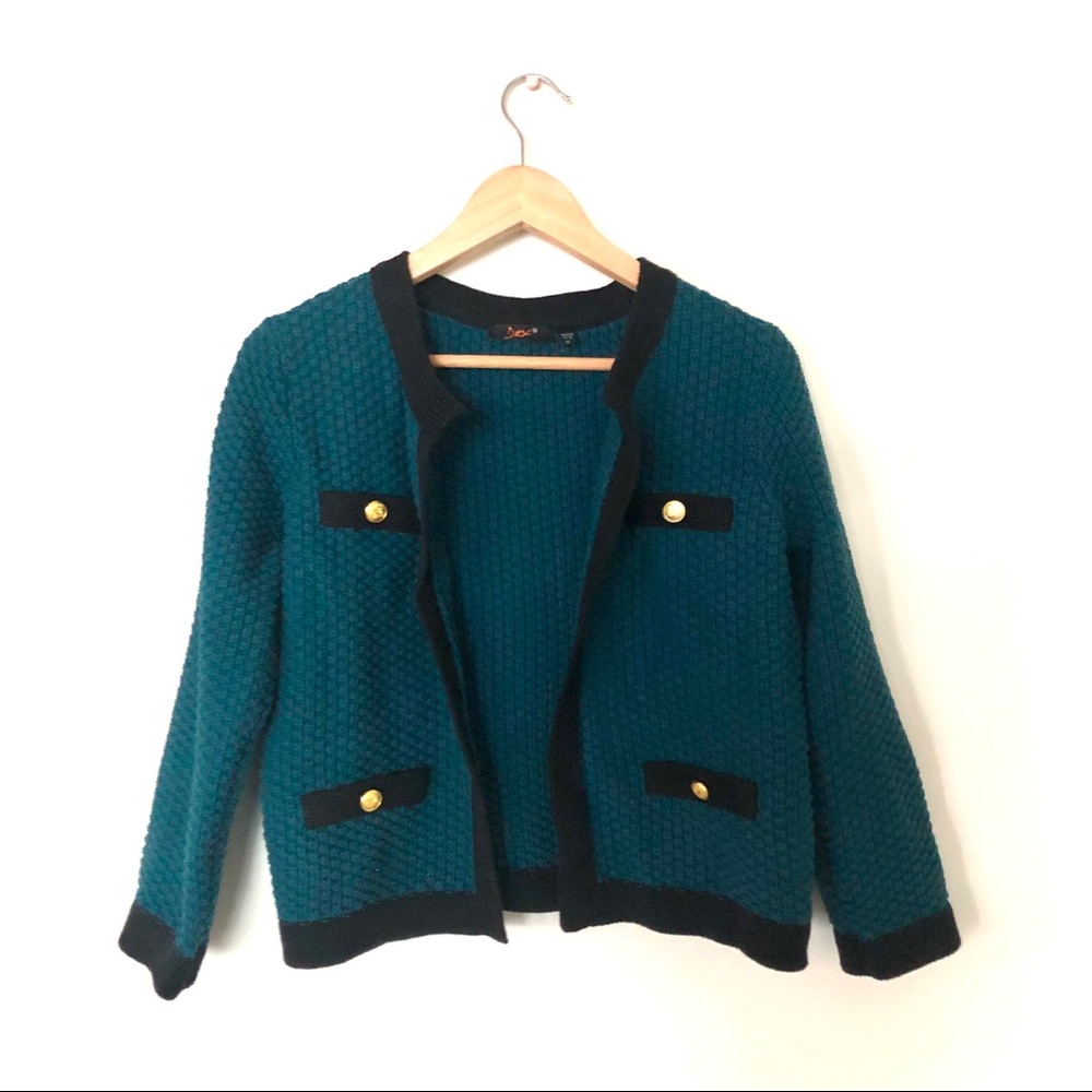 Vintage Turquoise Cardigan